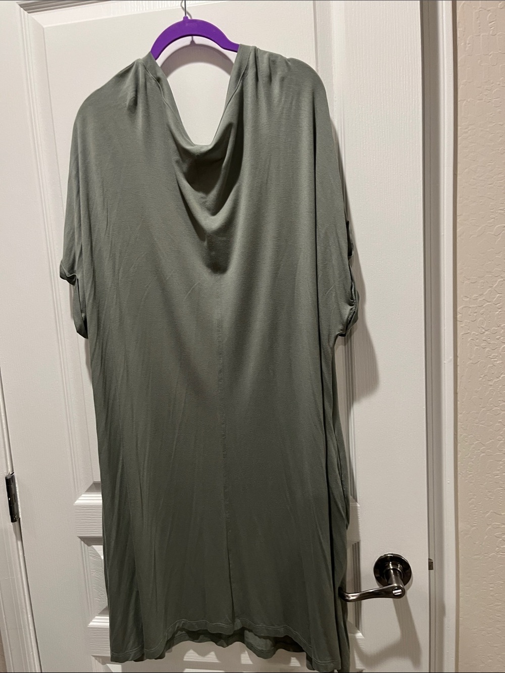 Terra & Sky Olive Green Knit Midi Dress - Picture 5 of 7